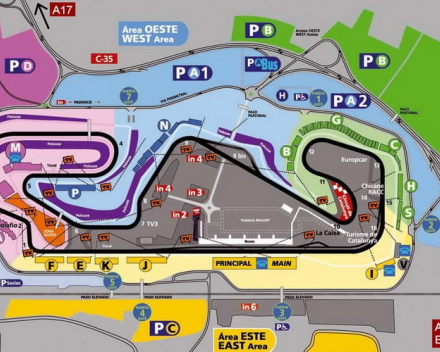 Map Circuit Catalunya